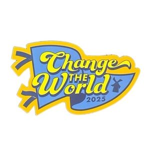 Dutch Bros Coffee Sticker 2025 Change The World Windmill Event Collectible‎